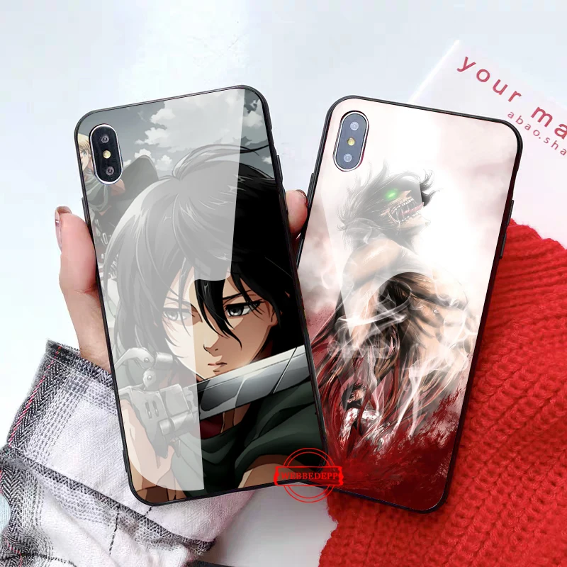 WEBBEDEPP Eren Yeager Shingeki Glass Phone Case for Apple iPhone 11 Pro X XS Max 6 6S 7 8 Plus 5 5S SE
WEBBEDEPP Eren Yeager Shingeki Glass Phone Case for Apple iPhone 11 Pro X XS Max 6 6S 7 8 Plus 5 5S SE