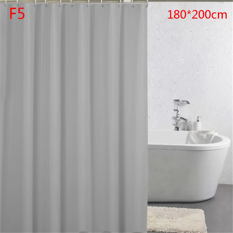 Shower Curtain Waterproof Bathroom Free Hook Ring Plain Pure Color Large Wide Bathing Waterproof And Mildewproof Fashionable
Shower Curtain Waterproof Bathroom Free Hook Ring Plain Pure Color Large Wide Bathing Waterproof And Mildewproof Fashionable