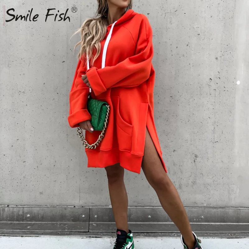 Autumn Hoodies Sweet Dress Split Kangaroo Pockets Women Girls Kawaii Streetwear Loose Hooded Party Mujer Overalls Dresses M0658
Autumn Hoodies Sweet Dress Split Kangaroo Pockets Women Girls Kawaii Streetwear Loose Hooded Party Mujer Overalls Dresses M0658