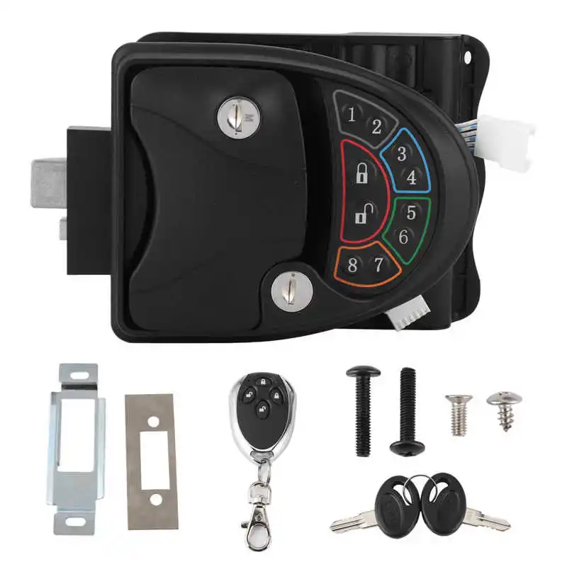 Замок фургона БЕСКЛЮЧЕВОЙ замок для входной двери замок из цинкового сплава с ключами дистанционного управления 20 м/65,6 футов для автобуса я...
Замок фургона БЕСКЛЮЧЕВОЙ замок для входной двери замок из цинкового сплава с ключами дистанционного управления 20 м/65,6 футов для автобуса я...