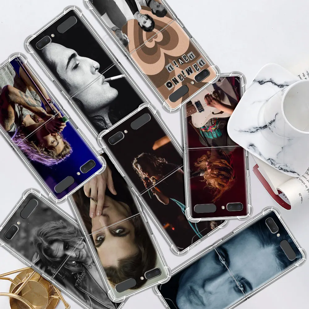 Silicone Phone Case Cover for Samsung Galaxy Z Flip3 Transparent Soft Coque Z Flip 5G Airbag Back Shell Maneskin Damiano David
Silicone Phone Case Cover for Samsung Galaxy Z Flip3 Transparent Soft Coque Z Flip 5G Airbag Back Shell Maneskin Damiano David