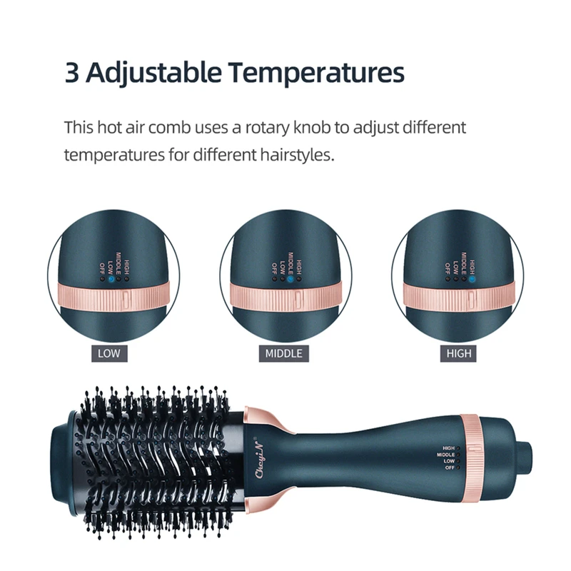 CkeyiN 1000W Hair Dryer Brush Salon Hot Heat Air Comb Volumizer Hair Dryer Hair Straightener Curler Comb Salon Barber Styling
CkeyiN 1000W Hair Dryer Brush Salon Hot Heat Air Comb Volumizer Hair Dryer Hair Straightener Curler Comb Salon Barber Styling