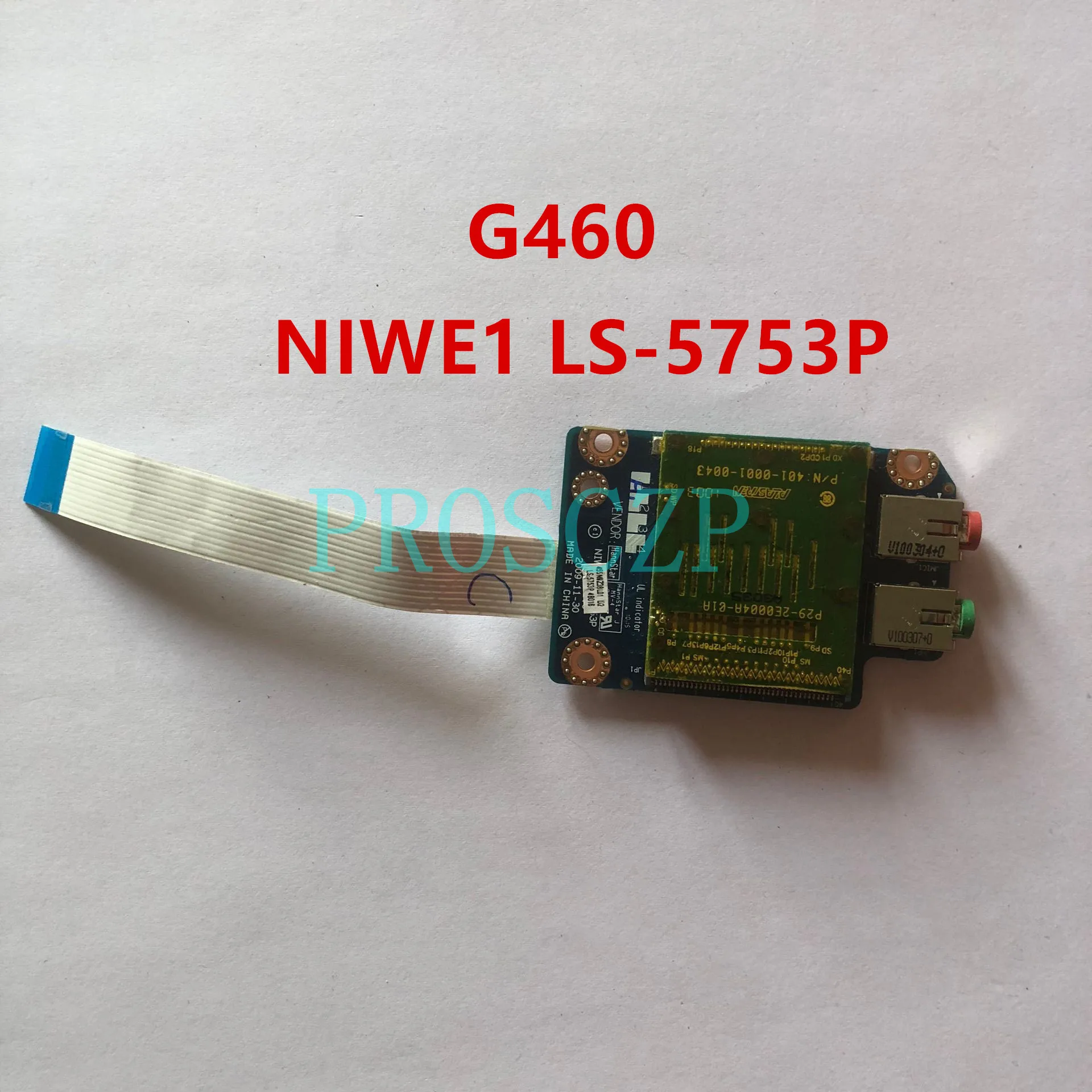 Бесплатная доставка Для G460 G465 G560 G565 оригинальная плата аудио картридера с