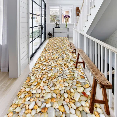 Long carpet for living room, corridor and door, with 3D stone and flower printing, suitable for bedroom, bedside, antiskid, kitc
Long carpet for living room, corridor and door, with 3D stone and flower printing, suitable for bedroom, bedside, antiskid, kitc
