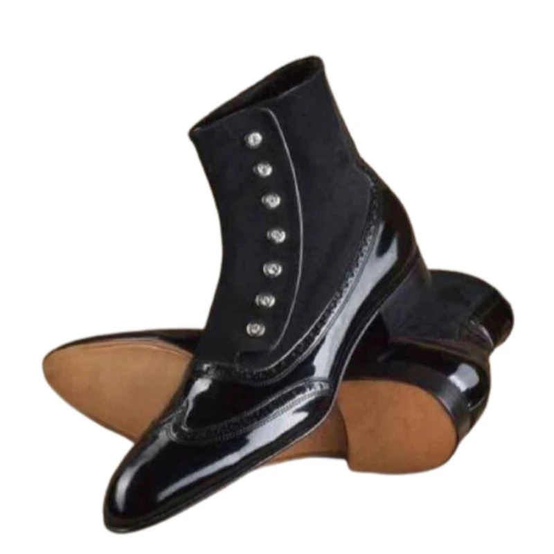 Classic Buckles Casual Men Ankle Boots Black PU Leather Comfortable мужские сапоги Stylish Bottes Pour Hommes أحذية الرجال KF763
Classic Buckles Casual Men Ankle Boots Black PU Leather Comfortable мужские сапоги Stylish Bottes Pour Hommes أحذية الرجال KF763