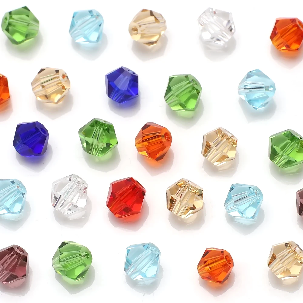 2 3 4 6 8mm Glass Faceted Bicone Beads Loose Spacer Beaded For DIY Making Jewelry Crystal Embroidery Accessories 10Strands
2 3 4 6 8mm Glass Faceted Bicone Beads Loose Spacer Beaded For DIY Making Jewelry Crystal Embroidery Accessories 10Strands