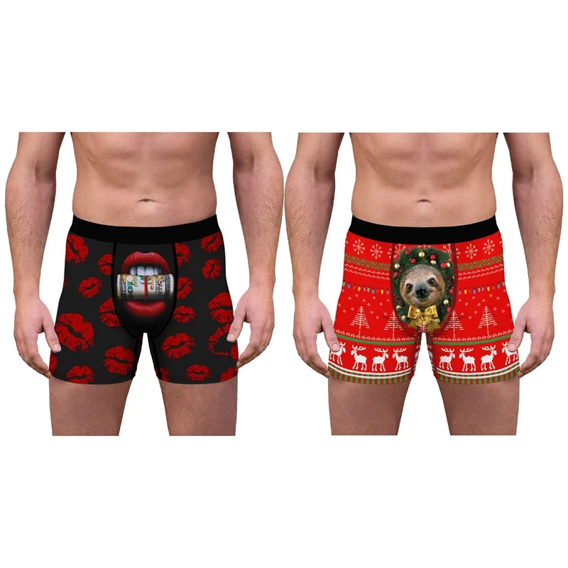 Мужское модное дышащее нижнее белье с принтом 2X, стерильные удобные внутренние трусы-боксеры L, красные/черные, красные
Мужское модное дышащее нижнее белье с принтом 2X, стерильные удобные внутренние трусы-боксеры L, красные/черные, красные