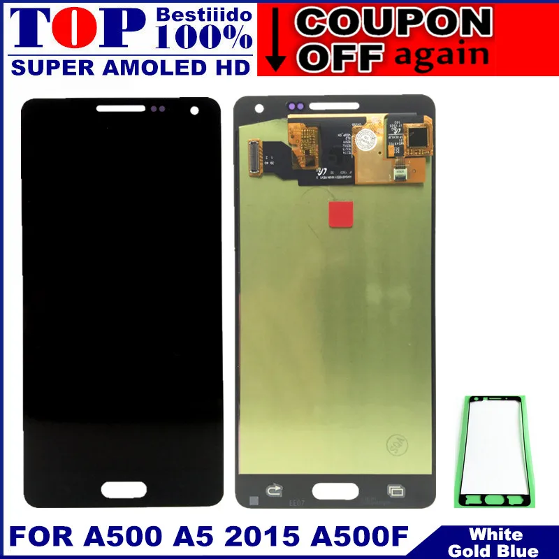 Тестирование для A500 ЖК дисплей Дисплей samsung Galaxy A5 2015 A500F A500FU A500H A500M активно