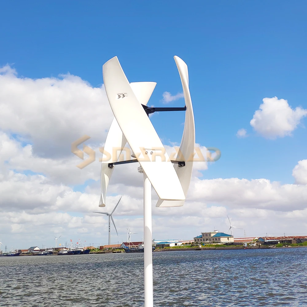 Free Energy 300w Vertical Axis Wind Generator Turbine 12V 24V 48V With Coreless Generator No Noise With Free MPPT Controller
Free Energy 300w Vertical Axis Wind Generator Turbine 12V 24V 48V With Coreless Generator No Noise With Free MPPT Controller