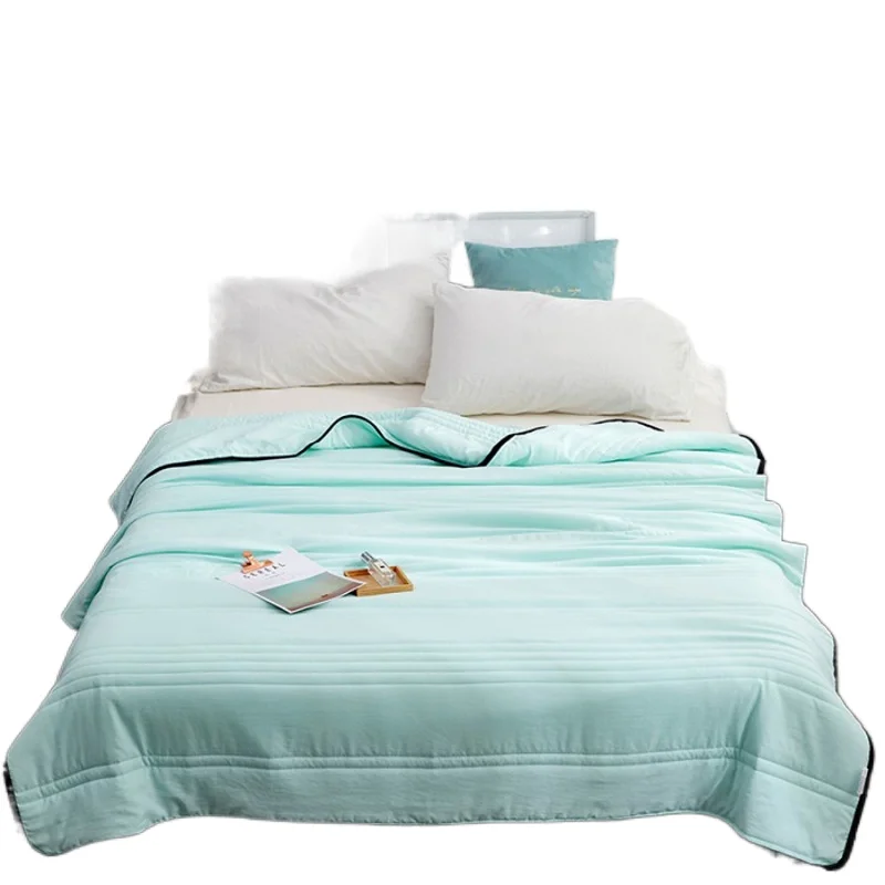 Soft Sanding Summer Quilt Solid Color Air conditioner Summer Cool Duvet King Queen Size Comforter
Soft Sanding Summer Quilt Solid Color Air conditioner Summer Cool Duvet King Queen Size Comforter