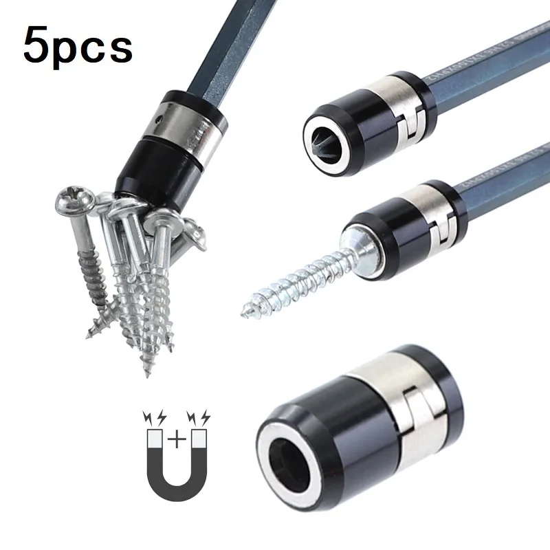 5Pcs Universal Magnetic Bit Holder Alloy Electric Magnetic Ring Screwdriver Bit Anti-Corrosion Magnetizer For Phillip Drill Bit
5Pcs Universal Magnetic Bit Holder Alloy Electric Magnetic Ring Screwdriver Bit Anti-Corrosion Magnetizer For Phillip Drill Bit