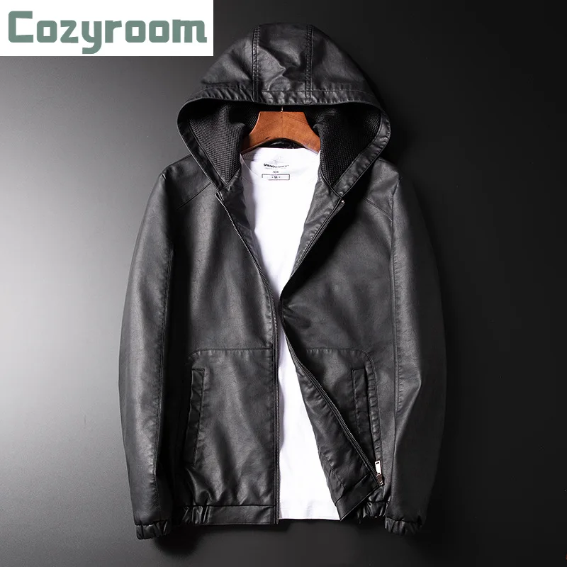 Korean male Leather Jacket Men Hoodies Winter Motorcycle Jacket Black Outerwear Faux Leather PU Fur Clothing 2021 New Coat
Korean male Leather Jacket Men Hoodies Winter Motorcycle Jacket Black Outerwear Faux Leather PU Fur Clothing 2021 New Coat