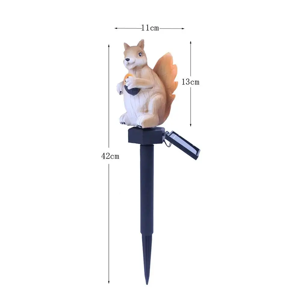 Squirrel Shape Solar Garden Light Outdoor Waterproof LED Lawn Lamp Patio Backyard Path Decoration
Squirrel Shape Solar Garden Light Outdoor Waterproof LED Lawn Lamp Patio Backyard Path Decoration