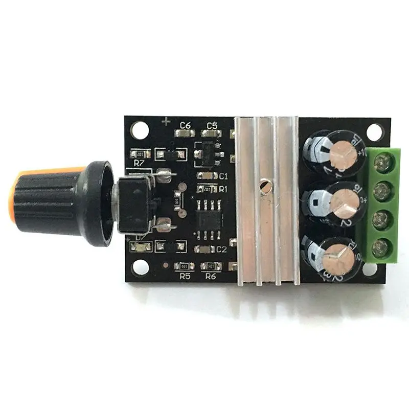 DC 6V 12V 24V 28VDC 3A 80W ШИМ регулятор скорости двигателя Регулируемый переменной с