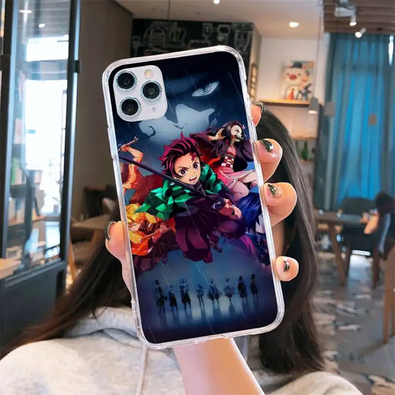 Demon Slayer Anime Funda Phone Case Transparent for iPhone 6 7 8 11 12 s mini pro X XS XR MAX Plus cover funda shell
Demon Slayer Anime Funda Phone Case Transparent for iPhone 6 7 8 11 12 s mini pro X XS XR MAX Plus cover funda shell