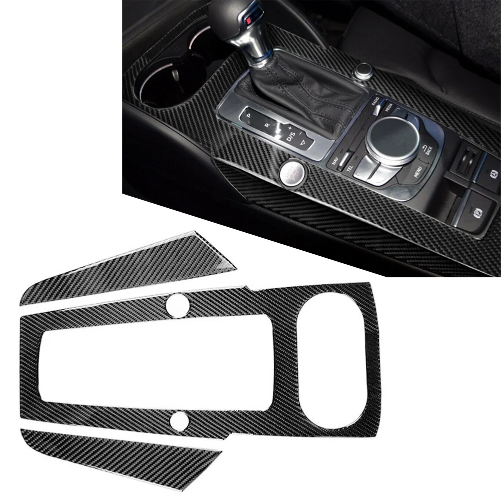 3Pcs Carbon Fiber Interior Gear Shift Panel Sticker Trim For Audi A3 2014 2015 2016 2017 2018 Auto Styling Accessories LHD
3Pcs Carbon Fiber Interior Gear Shift Panel Sticker Trim For Audi A3 2014 2015 2016 2017 2018 Auto Styling Accessories LHD