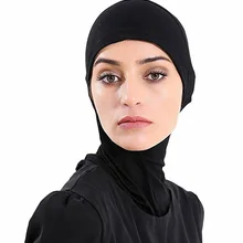 Мусульманский внутренний хиджаб головные шарфы готовый к