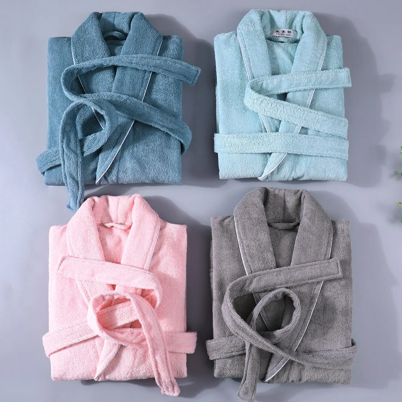 Sleepwear Toweling Terry Robe Unisex Lovers Soft Kimono Bathrobe Gown Men&Women Nightgown Casual Autumn New Wedding Nightwear 
Sleepwear Toweling Terry Robe Unisex Lovers Soft Kimono Bathrobe Gown Men&Women Nightgown Casual Autumn New Wedding Nightwear