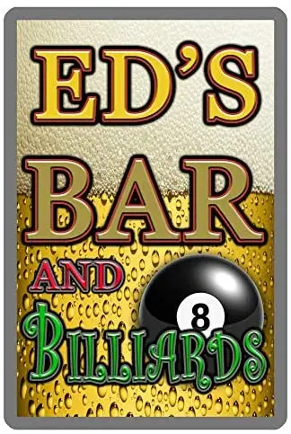 Tin Sign Metal Sign Wall Decor, Personalized Bar Sign Durable Aluminum No Rust Custom Sign - 8 X 12 Inch Made in USA
Tin Sign Metal Sign Wall Decor, Personalized Bar Sign Durable Aluminum No Rust Custom Sign - 8 X 12 Inch Made in USA