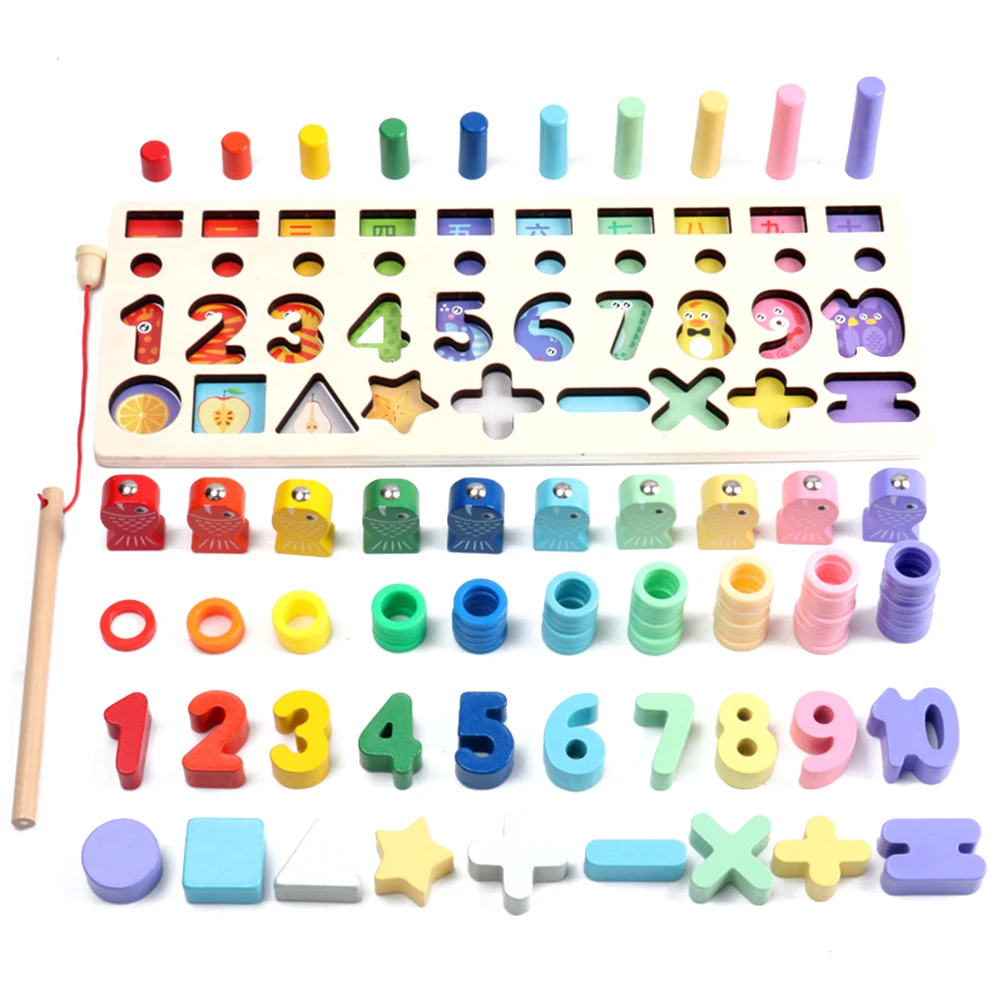 4 in 1 Puzzle Stacking Board Color Shape Matching Education Kids Fishing Toy school student gift math table interactive toys
4 in 1 Puzzle Stacking Board Color Shape Matching Education Kids Fishing Toy school student gift math table interactive toys