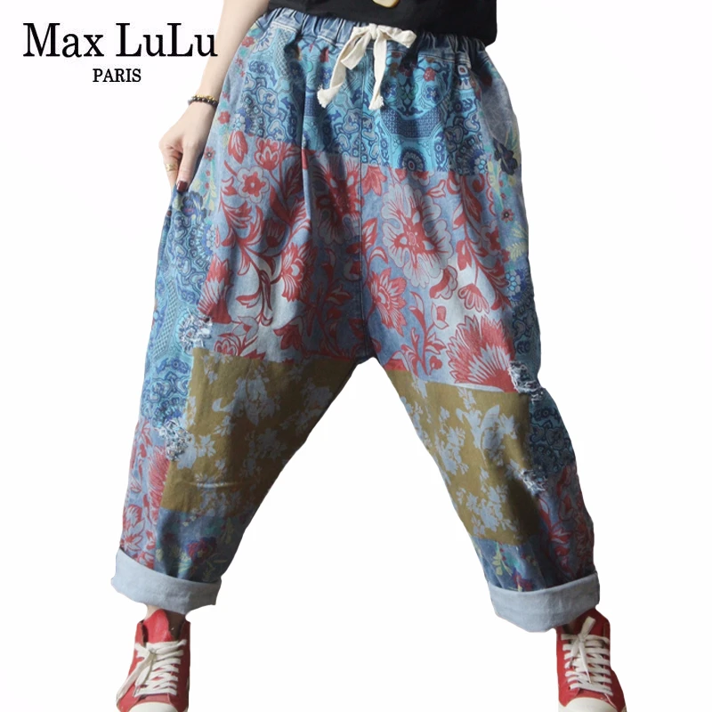 Max LuLu 2020 новые китайские модные дизайнерские дамские винтажные шаровары женские повседневные джинсы с цветочным принтом Лоскутные Джинсов...
Max LuLu 2020 новые китайские модные дизайнерские дамские винтажные шаровары женские повседневные джинсы с цветочным принтом Лоскутные Джинсов...