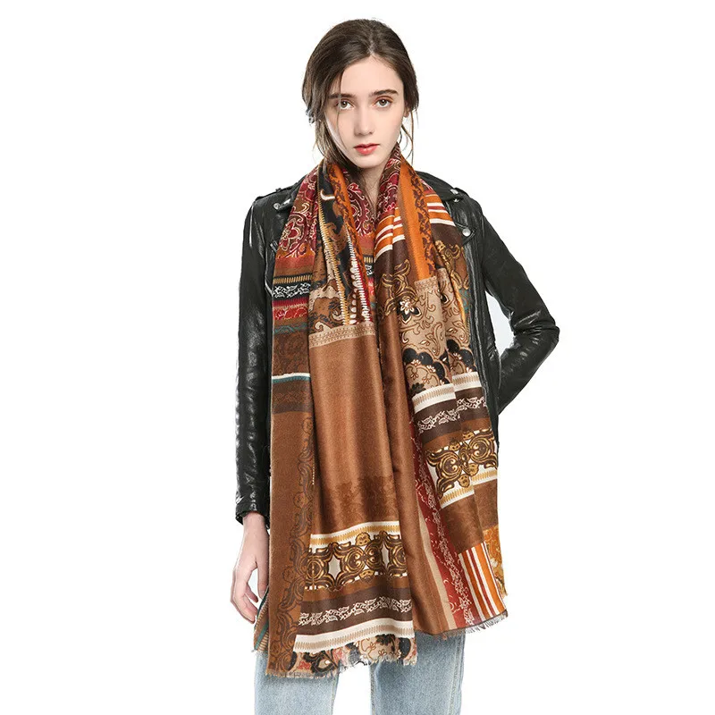 2021 New Spring And Autumn Cotton Shawl Fashion Luxury Printing Elegant Decoration Warm Long Scarf 180cm*90cm
2021 New Spring And Autumn Cotton Shawl Fashion Luxury Printing Elegant Decoration Warm Long Scarf 180cm*90cm