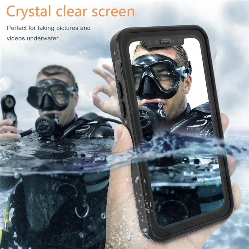 For iPhone 12 11 13 Pro Max Full Sealed Underwater Case for iPhone 12mini XR XS Max SE Waterproof Cases Shockproof Diving Cover
For iPhone 12 11 13 Pro Max Full Sealed Underwater Case for iPhone 12mini XR XS Max SE Waterproof Cases Shockproof Diving Cover
