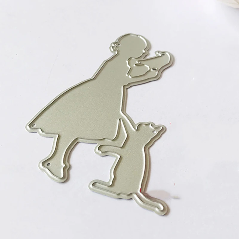 metal cutting dies cut die mold Halloween Girl cat decoration Scrapbook paper craft knife mould blade punch stencils dies
metal cutting dies cut die mold Halloween Girl cat decoration Scrapbook paper craft knife mould blade punch stencils dies