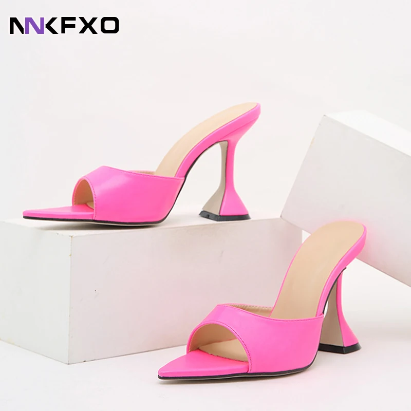2022 New Summer Fashion Slides Women Shoes Sexy Peep Toe High Heel Mules Dress Pumps Shoes Woman Slippers Rose Big Size41 vc3054
2022 New Summer Fashion Slides Women Shoes Sexy Peep Toe High Heel Mules Dress Pumps Shoes Woman Slippers Rose Big Size41 vc3054