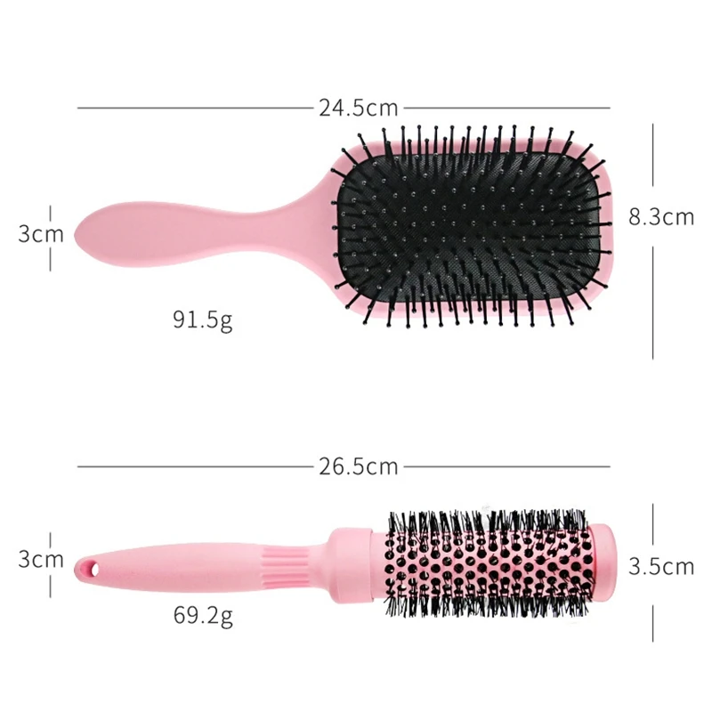 Round Brush Hair Brush Comb Salon Barber Anti-Static Hair Combs Hairdressing Combs Hair Care Styling Tools
Round Brush Hair Brush Comb Salon Barber Anti-Static Hair Combs Hairdressing Combs Hair Care Styling Tools