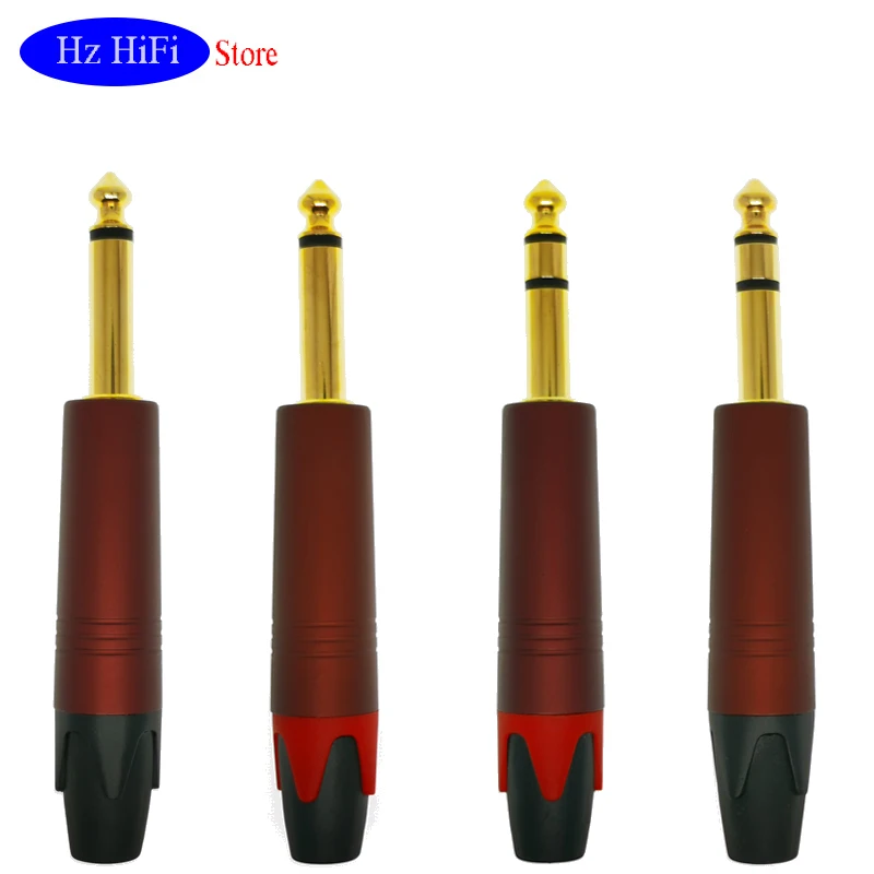 1PCS 6.3 Gold Plating Plug Mono STEREO Professional 6.35mm Jack Plug Neutrik 6.35mm Jack Audio
1PCS 6.3 Gold Plating Plug Mono STEREO Professional 6.35mm Jack Plug Neutrik 6.35mm Jack Audio