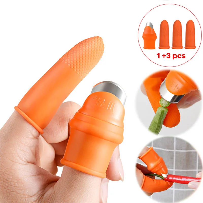 Silicone Thumb Knife Finger Protector Vegetable Harvesting Knife Plant Blade Scissors Cutting Rings Garden Gloves Garden Tools
Silicone Thumb Knife Finger Protector Vegetable Harvesting Knife Plant Blade Scissors Cutting Rings Garden Gloves Garden Tools