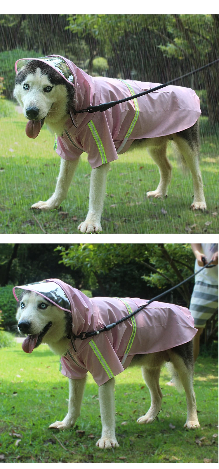 Waterproof Dog Raincoat for Big Dogs Water proof Polyester Reflective Hooded Rain Jacket PSM Dog Pet Raincoat for Dogs Outdoor
Waterproof Dog Raincoat for Big Dogs Water proof Polyester Reflective Hooded Rain Jacket PSM Dog Pet Raincoat for Dogs Outdoor