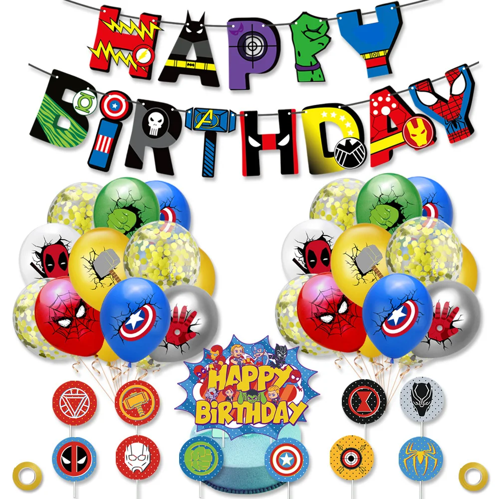 Disney 1Set Marvel hero Spiderman Captain America Latex Balloons Party Decor Happy Birthday Banners Boy kid Balloons hot Toy
Disney 1Set Marvel hero Spiderman Captain America Latex Balloons Party Decor Happy Birthday Banners Boy kid Balloons hot Toy
