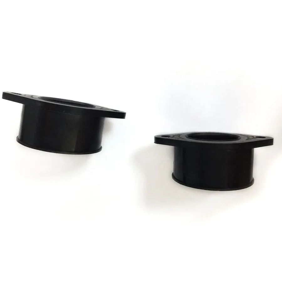 2pcs Motorcycle Carburetor Intake Boot Insulator Boot Set For Kawasaki 80-83 KZ440 16065-1027