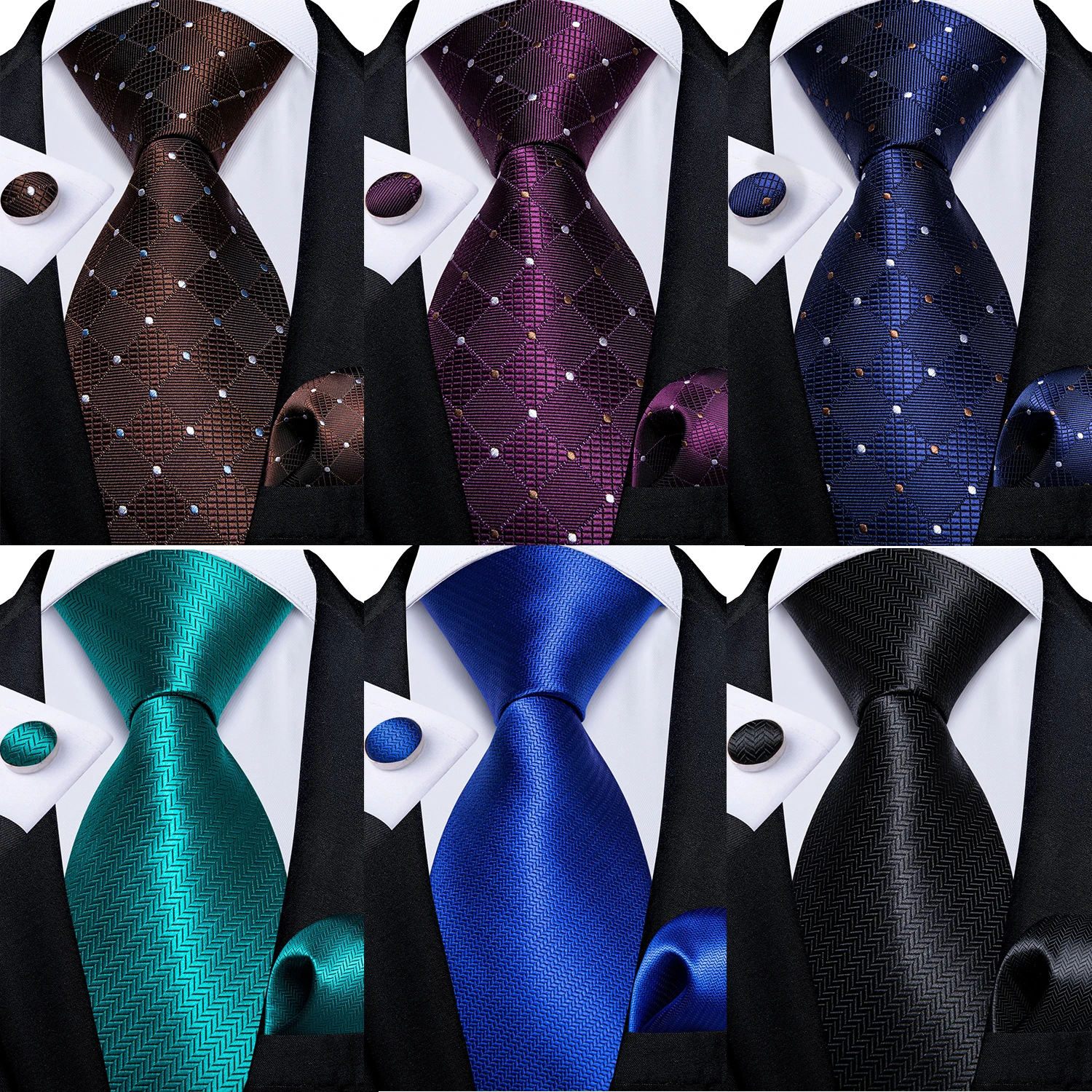 New Fashion Plaid Dot Men's Ties Wedding Party Solid Blue Red Black Neck Tie For Men Gift Tie Handkerchief Cufflinks DiBanGu tie
New Fashion Plaid Dot Men's Ties Wedding Party Solid Blue Red Black Neck Tie For Men Gift Tie Handkerchief Cufflinks DiBanGu tie