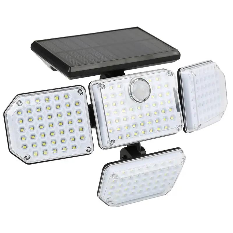 Solar Light Outdoor Four-head 181LED Human Sensor Wall Lamp IP65 Induction Wall Light For Home Garden Courtyard Street Lighting
Solar Light Outdoor Four-head 181LED Human Sensor Wall Lamp IP65 Induction Wall Light For Home Garden Courtyard Street Lighting