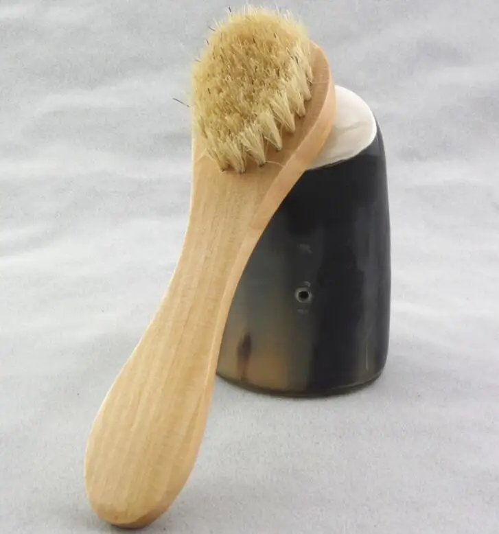 Face Cleansing Brush for Facial Exfoliation Natural Bristles cleaning Face Brushes for Dry Brushing Scrubbing with Wooden Handle
Face Cleansing Brush for Facial Exfoliation Natural Bristles cleaning Face Brushes for Dry Brushing Scrubbing with Wooden Handle