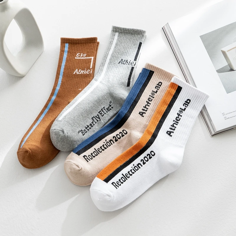 Носки мужские хлопковые в стиле Харадзюку, спортивные цветные уличные, в стиле хип-хоп, для скейтборда, унисекс, баскетбольные
Носки мужские хлопковые в стиле Харадзюку, спортивные цветные уличные, в стиле хип-хоп, для скейтборда, унисекс, баскетбольные