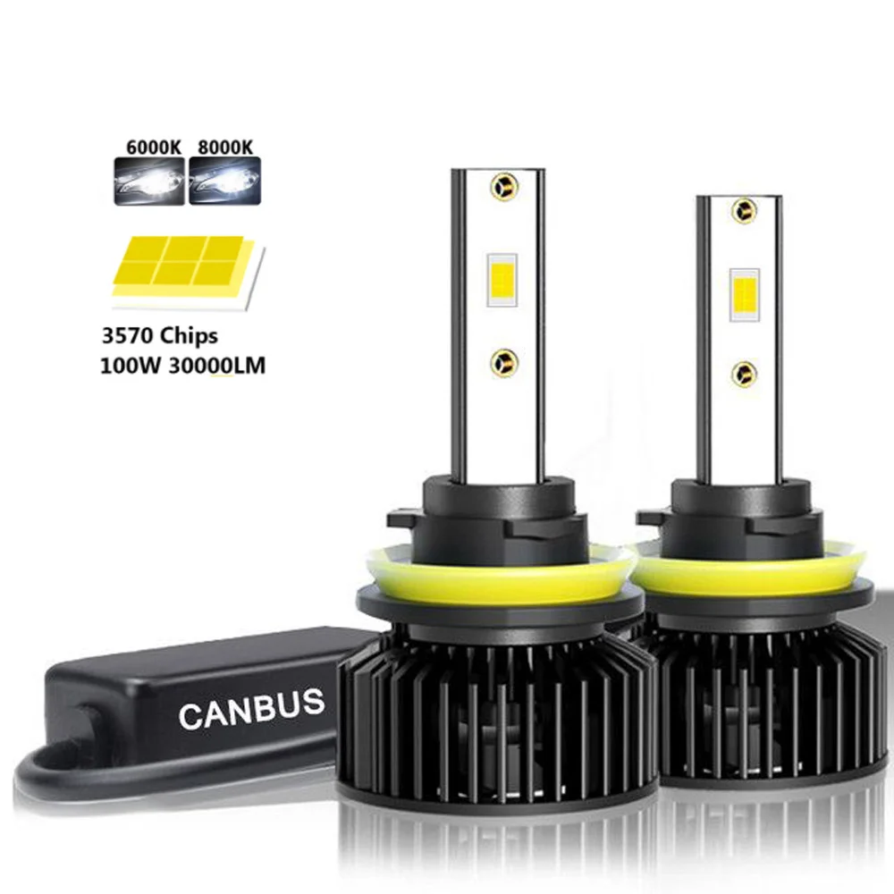 Super Bright 100W 30000LM H7 Led Canbus H1 H4 LED Headlight Bulb H8 H11 9005 HB3 9006 HB4 CSP Car Lights Turbo Lamp Automobile
Super Bright 100W 30000LM H7 Led Canbus H1 H4 LED Headlight Bulb H8 H11 9005 HB3 9006 HB4 CSP Car Lights Turbo Lamp Automobile