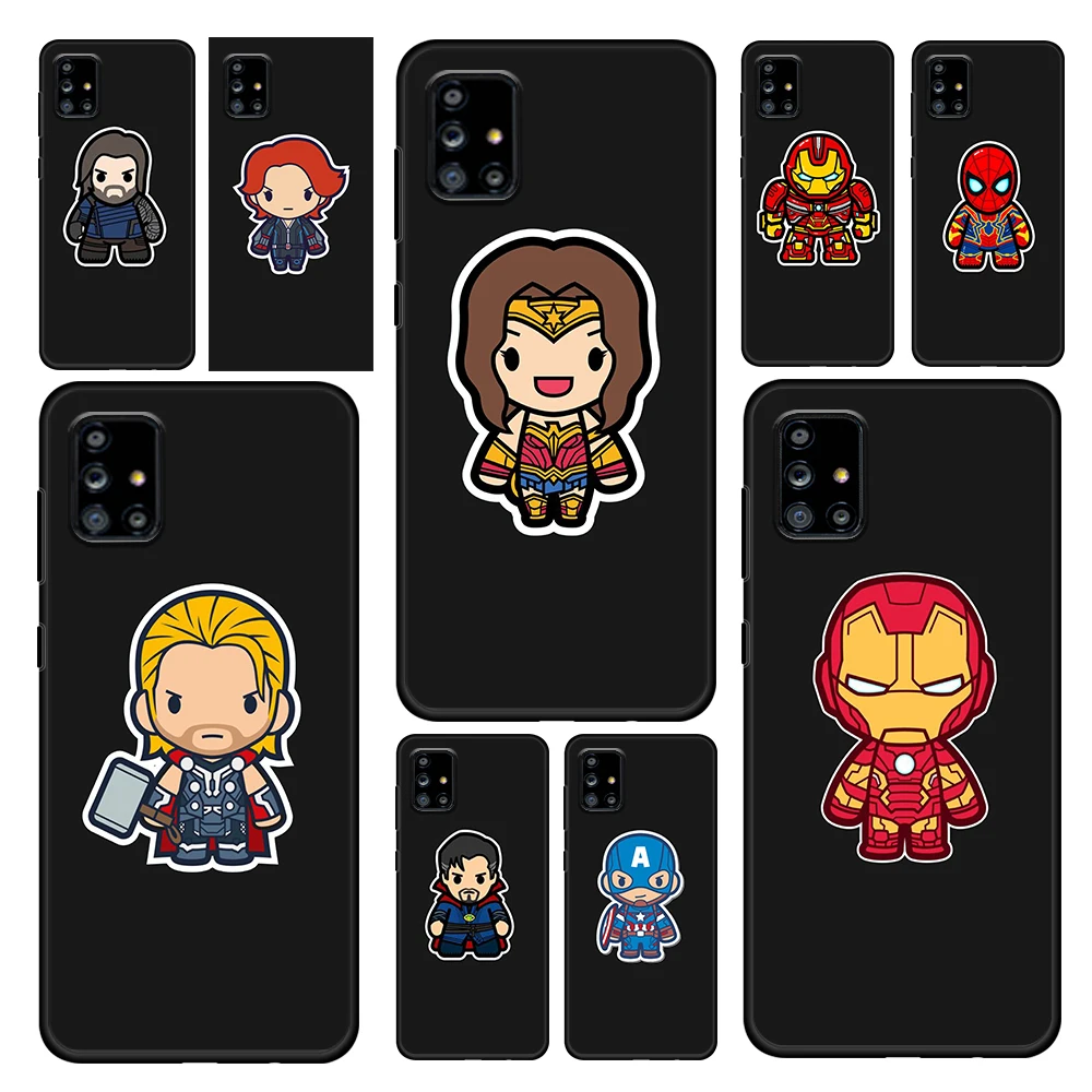 Marvel Cartoon Drawings For Samsung Galaxy A72 A52 A71 A51 A42 A02S A91 A81 A41 A31 A21 A01 Silicone Soft Black Phone Case
Marvel Cartoon Drawings For Samsung Galaxy A72 A52 A71 A51 A42 A02S A91 A81 A41 A31 A21 A01 Silicone Soft Black Phone Case
