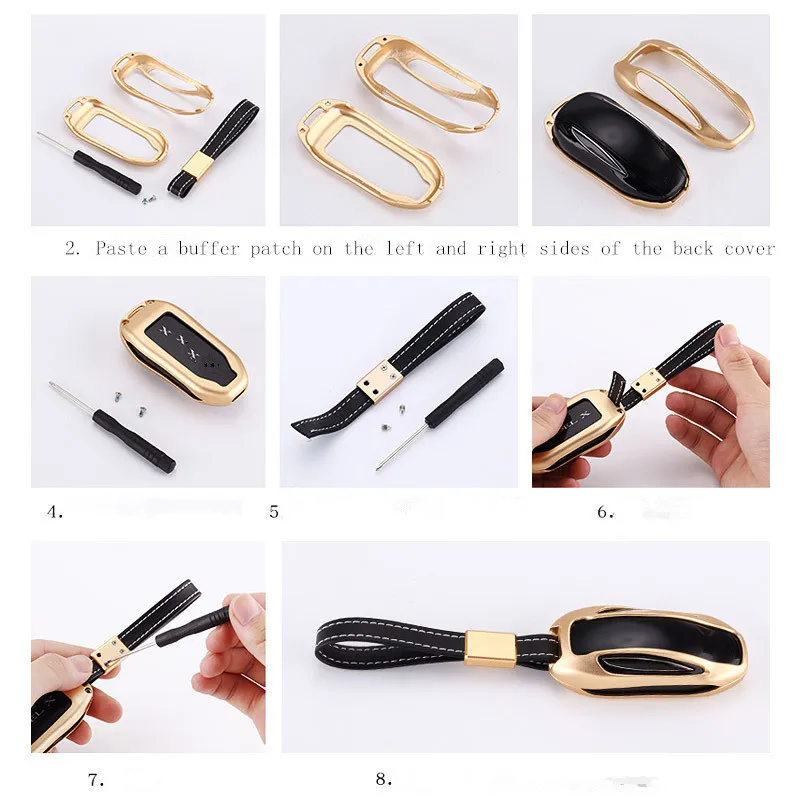 Suitable for Tesla model x key cover car key case model x remote control shell buckle metal
Suitable for Tesla model x key cover car key case model x remote control shell buckle metal