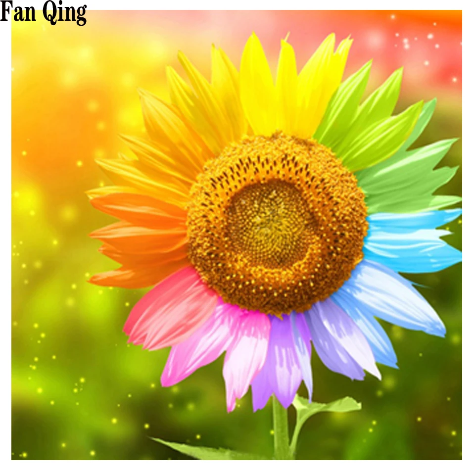 Sunflower Diamond painting Full Drills Round/Square Diamond Embroidery Colorful Rhinestone Mosaic Needlework DIY Gift Home Decor 
Sunflower Diamond painting Full Drills Round/Square Diamond Embroidery Colorful Rhinestone Mosaic Needlework DIY Gift Home Decor