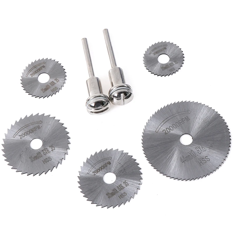 7pcs/Set HSS Circular Saw Blade For Drill Rotary Tool Cutting Wheel Discs 5pcs Cutting Blade+2pcs 3.2mm Rod Dropshipping
7pcs/Set HSS Circular Saw Blade For Drill Rotary Tool Cutting Wheel Discs 5pcs Cutting Blade+2pcs 3.2mm Rod Dropshipping