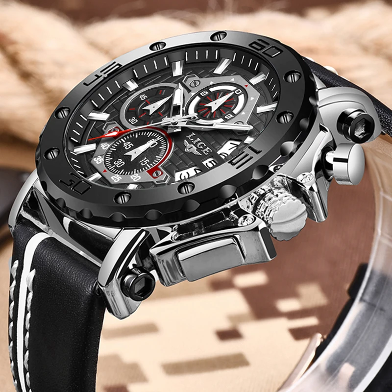 New Fashion Watch Men LIGE Top Brand Sport Mens Watches Waterproof Quartz Clock Man Casual Military WristWatch Relogio Masculino
New Fashion Watch Men LIGE Top Brand Sport Mens Watches Waterproof Quartz Clock Man Casual Military WristWatch Relogio Masculino