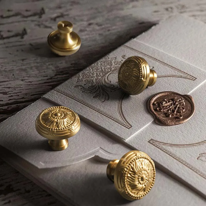 Drawer Brass Handle French Wardrobe Pure Copper Handle Gold Copper Handle Light Luxury Cabinet Single Hole New Chinese Handle
Drawer Brass Handle French Wardrobe Pure Copper Handle Gold Copper Handle Light Luxury Cabinet Single Hole New Chinese Handle