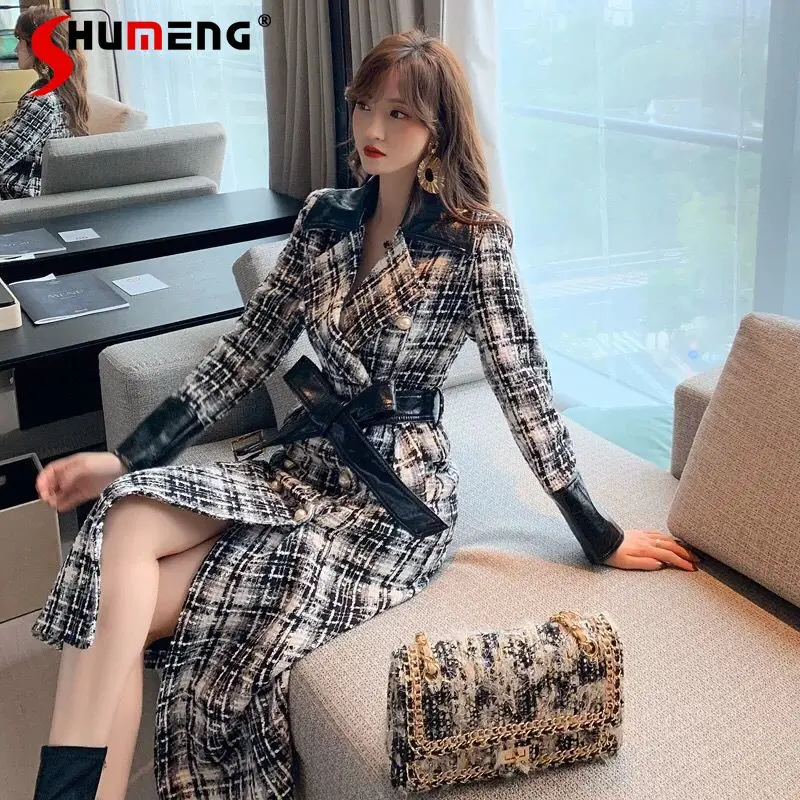 High Street Thick Tweed Long Coat for Women Ins 2021 Autumn Double Breasted Long Sleeve Long Jacket Winter Coats Women Elegant
High Street Thick Tweed Long Coat for Women Ins 2021 Autumn Double Breasted Long Sleeve Long Jacket Winter Coats Women Elegant