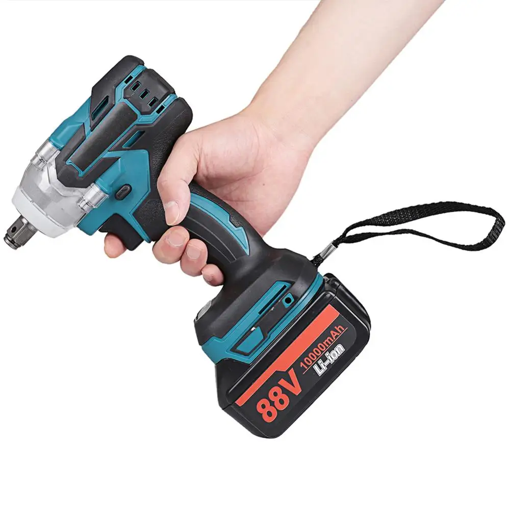 18V 588Nm Electric Brushless Impact Wrench Rechargeable 1/2 Socket Wrench Power Tool Cordless for Makita Battery Accessories
18V 588Nm Electric Brushless Impact Wrench Rechargeable 1/2 Socket Wrench Power Tool Cordless for Makita Battery Accessories
