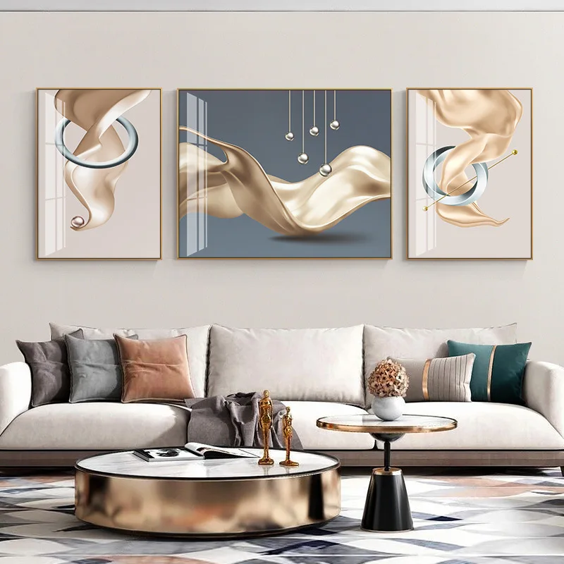 3Pcs Simple Light Luxury Sofa Background Wall Hanging Painting Abstract Canvas Decorative Poster Picture Album Home Decoration
3Pcs Simple Light Luxury Sofa Background Wall Hanging Painting Abstract Canvas Decorative Poster Picture Album Home Decoration