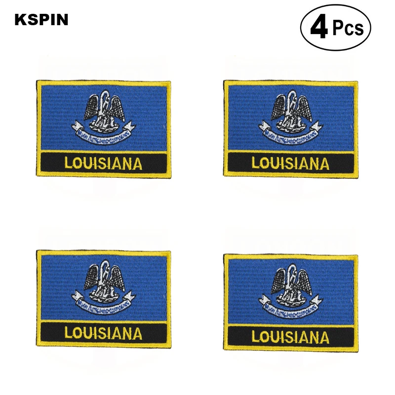 U.S.A Louisiana Rectangular Shape Flag Iron on Saw on Patches Embroidered Flag Patches National Flag Patches for Clothing
U.S.A Louisiana Rectangular Shape Flag Iron on Saw on Patches Embroidered Flag Patches National Flag Patches for Clothing
